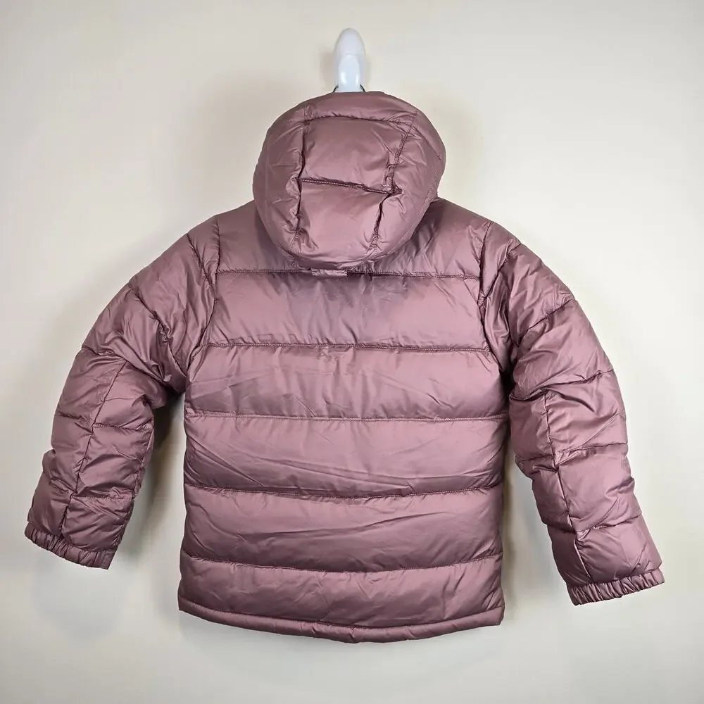 Columbia Youth Pike Lake II Hooded Jacket Size S/8 Fig Mauve Omni-Heat Outgrown